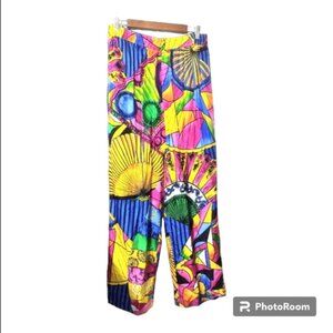 COPY - DINO VALIANO SZ D44 US Size M Silk Festival Pull On Pants Unisex Soft Wo…